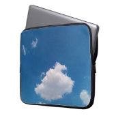 Eine einfache Wolke Laptopschutzhülle (Vorderseite Links)
