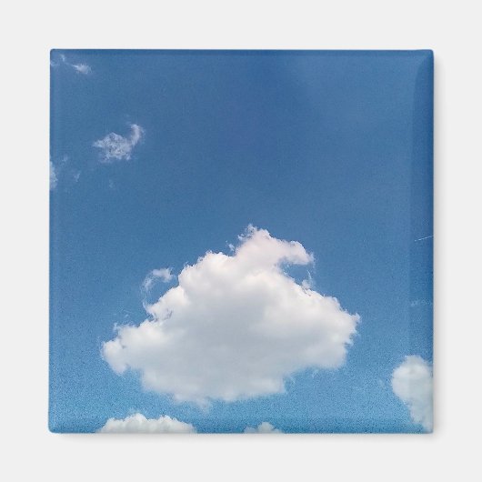 Eine einfache Wolke Magnet (Vorne)