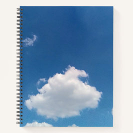 Eine einfache Wolke Notizblock