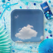Eine einfache Wolke Pappteller (Party)