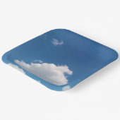 Eine einfache Wolke Pappteller (Gewinkelt)