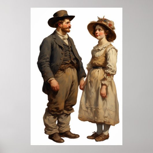 Eine einfachere Zeit Poster (Vorne)