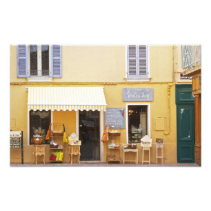 Eine Einkaufsstraße in der Altstadt Fotodruck