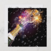 Eine einladende, königlich elegante Feier Einladung (Vorne/Hinten)