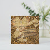 Eine einladende, königliche Veranstaltung Einladung (Stehend Vorderseite)