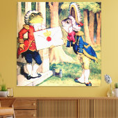 Eine Einladung der Herzkönigin Leinwanddruck (Insitu (Wohnzimmer))