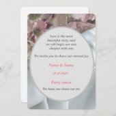 Eine Einladung, eine Liebe zu feiern, die 💕 dauer Einladung (Vorne/Hinten)