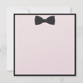 Eine Einladung für einen weißen Sportcoat (Rückseite)