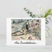 Eine Einladung (futuristischer Druck des 19. (Stehend Vorderseite)