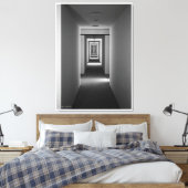 Eine Einladung, Kunstarchitektur Leinwanddruck (Insitu (Schlafzimmer))