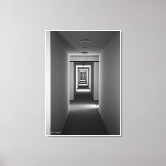 Eine Einladung, Kunstarchitektur Leinwanddruck (Vorderseite)