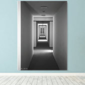 Eine Einladung, Kunstarchitektur Leinwanddruck (Insitu (Holzboden))