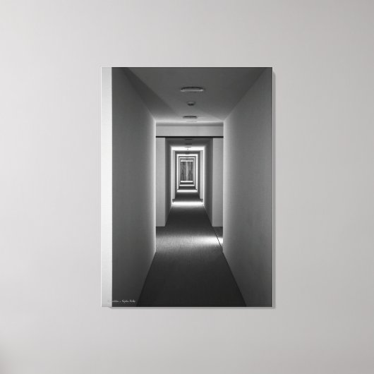 Eine Einladung, Kunstarchitektur Leinwanddruck (Vorderseite)