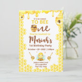 Eine Einladung Süße zu Biene (Stehend Vorderseite)