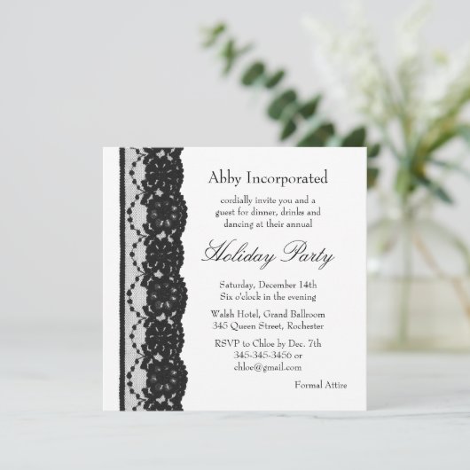 Eine Einladung zu einem weißen Urlaub (Stehend Vorderseite)