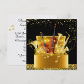 Eine Einladung zu magischen Night Gold Musikinstru (Vorne/Hinten)