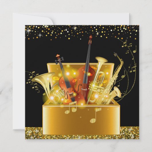 Eine Einladung zu magischen Night Gold Musikinstru (Vorderseite)