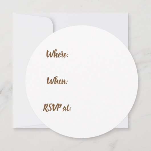 Eine Einladung zum Kaffee (Rückseite)