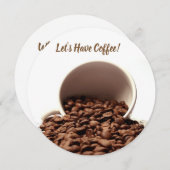 Eine Einladung zum Kaffee (Vorne/Hinten)