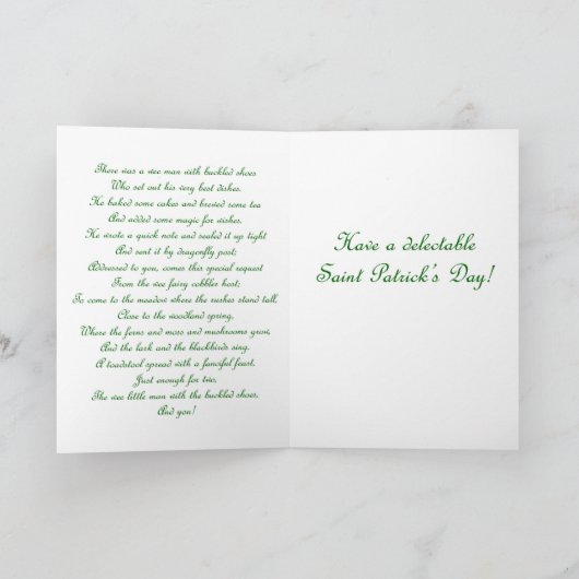 "Eine Einladung zum Tee" (Innenseite)