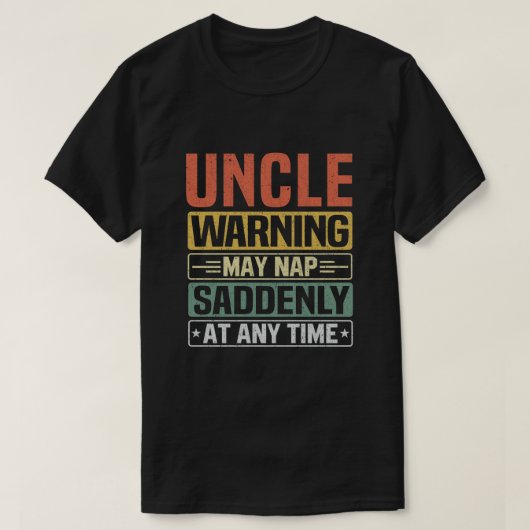Eine einmalige Warnung kann jederzeit plötzlich Ni T-Shirt (Design vorne)