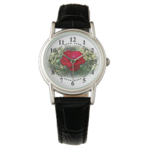 Eine einsame Rose Armbanduhr
