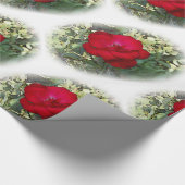 Eine einsame Rose Geschenkpapier (Ecke)