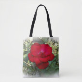 Eine einsame Rose Tasche (Vorderseite)