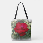 Eine einsame Rose Tasche (Rückseite)