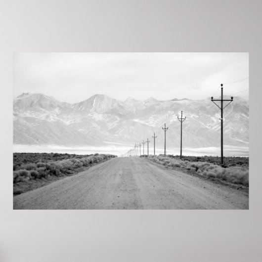 Eine einsame Straße und Power | San Juan Mountains Poster (Vorne)