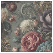 Eine einschüchternde Blüte - Eine gotische Auflist Stoff (Nahaufnahme)