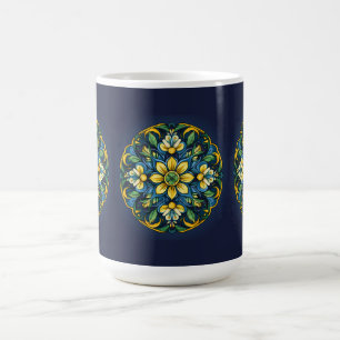 💚💙💛 Eine einzigartige Azulejo-Eleganz: Mitterna Kaffeetasse