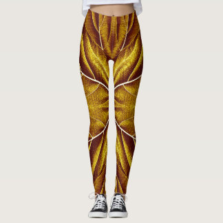 Eine einzigartige braune Textur "Ratti_Creative_Ar Leggings
