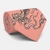 Eine einzigartige chinesische Drache-Krawatte! Krawatte (Gerollt)