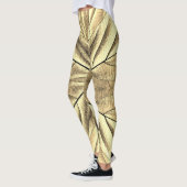 Eine einzigartige Holzstruktur "Ratti_Creative_Art Leggings (Links)