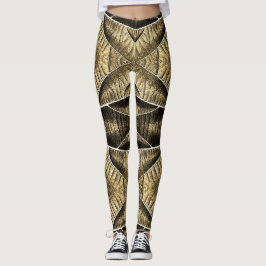 Eine einzigartige Holzstruktur "Ratti_Creative_Art Leggings