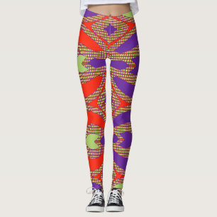 Eine einzigartige mehrfarbige "Ratti_Creative_Arts Leggings