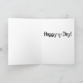 Eine einzigartige Valentinkarte Feiertagskarte (Innenseite)