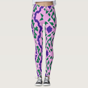 Eine elegante, abstrakte "Ratti_Creative_Arts" Leg Leggings