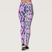 Eine elegante abstrakte "Ratti_Creative_Arts"-Legg Leggings (Rückseite)