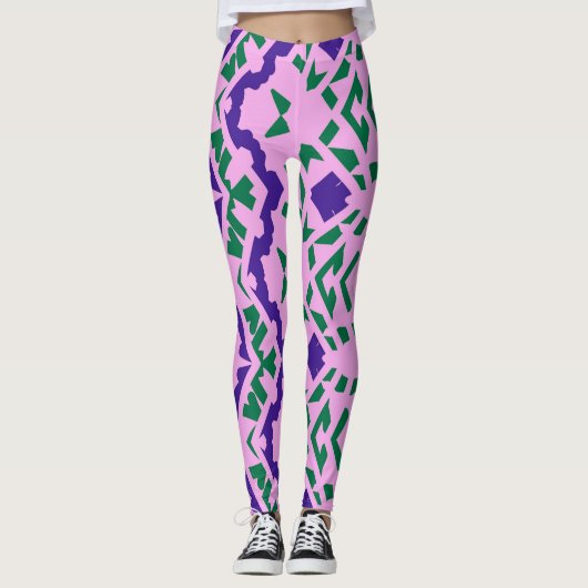 Eine elegante abstrakte "Ratti_Creative_Arts"-Legg Leggings (Vorderseite)