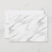 Eine elegante Affäre mit einem RSVP für Hochzeiten (Rückseite)