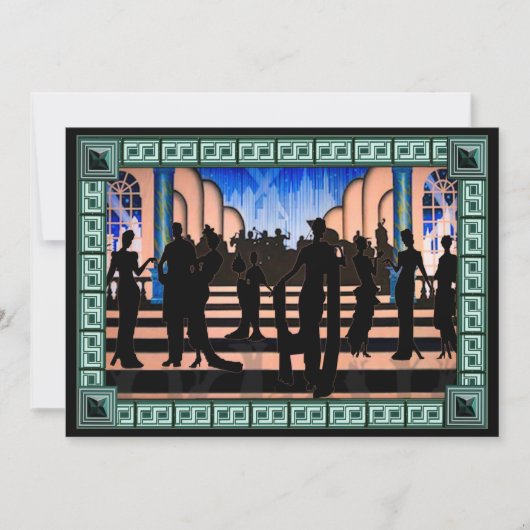 Eine elegante Angelegenheit Einladung (Vorderseite)