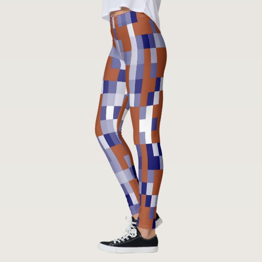 Eine elegante bunt-farbige "Ratti_Creative_Arts"-L Leggings (Links)