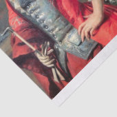 Eine elegante Dame des 18. Jahrhundertsfür Seidenpapier (Detail)