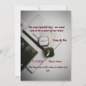 "Eine elegante Einladung zur Hochzeit" (Vorderseite)