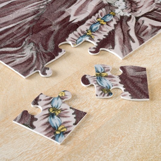 Eine elegante Frau, die ihre Füße wäscht, Puzzle (Seite)