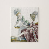 Eine elegante Frau, die ihre Füße wäscht, Puzzle (Vertikal)