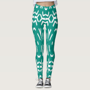 Eine elegante grüne "Ratti_Creative_Arts"-Leggings Leggings
