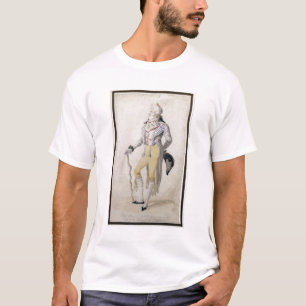 Eine elegante männliche Zahl, 1793 (Bleistift und T-Shirt